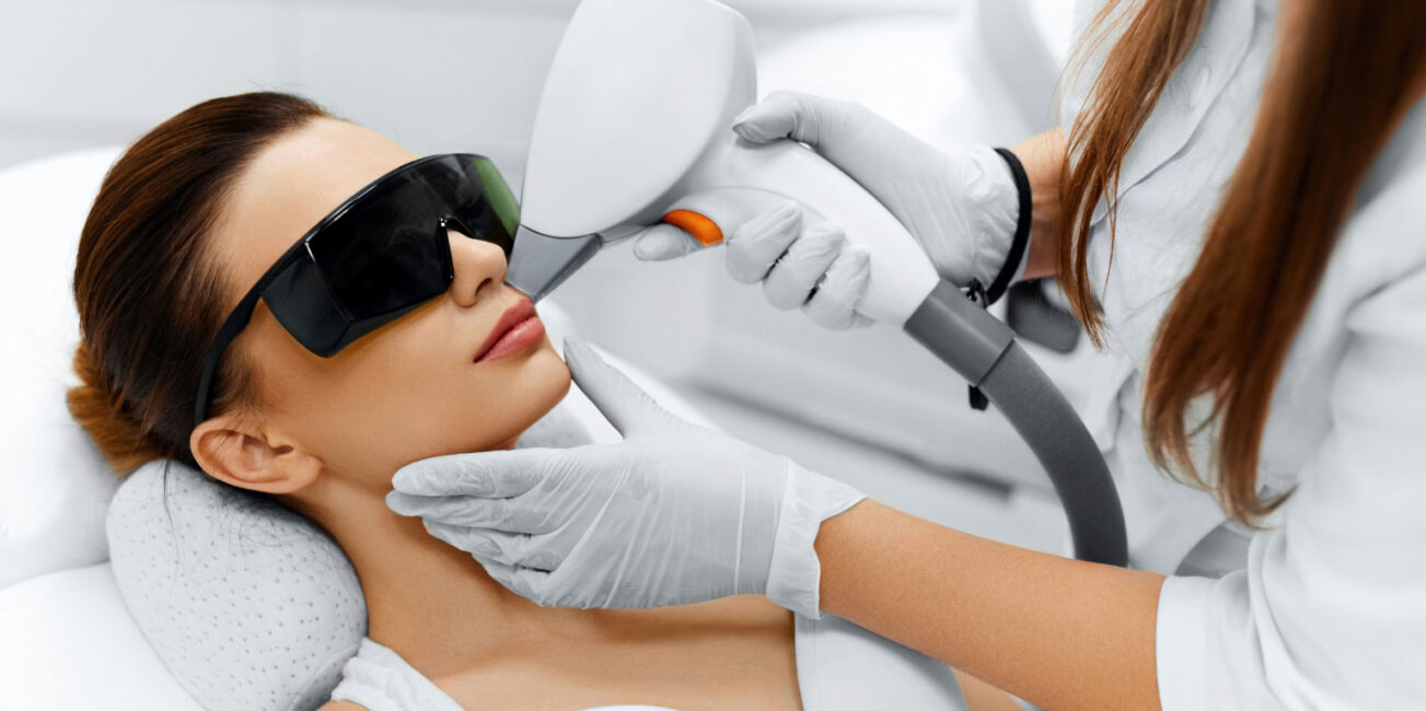 Depilação a laser facial